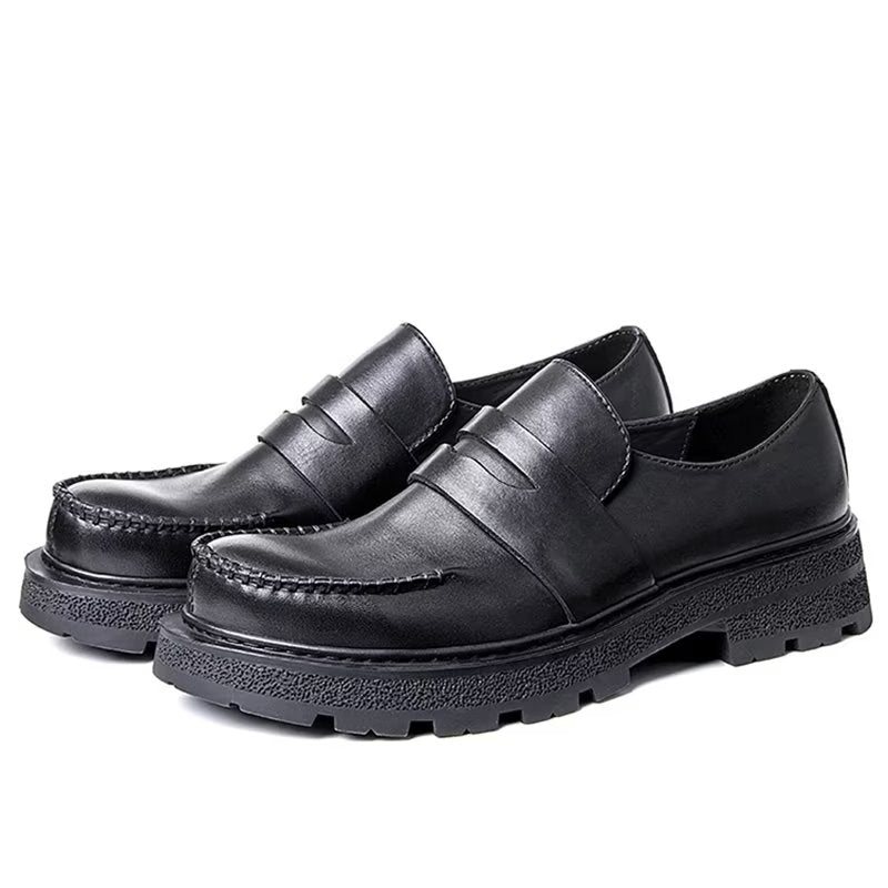 Ανδρικά Casual Παπούτσια Πολυτέλεια Comfort Slip-on Φόρεμα - Μαύρο 