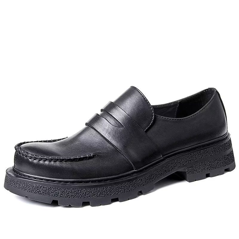 Ανδρικά Casual Παπούτσια Πολυτέλεια Comfort Slip-on Φόρεμα - Μαύρο 