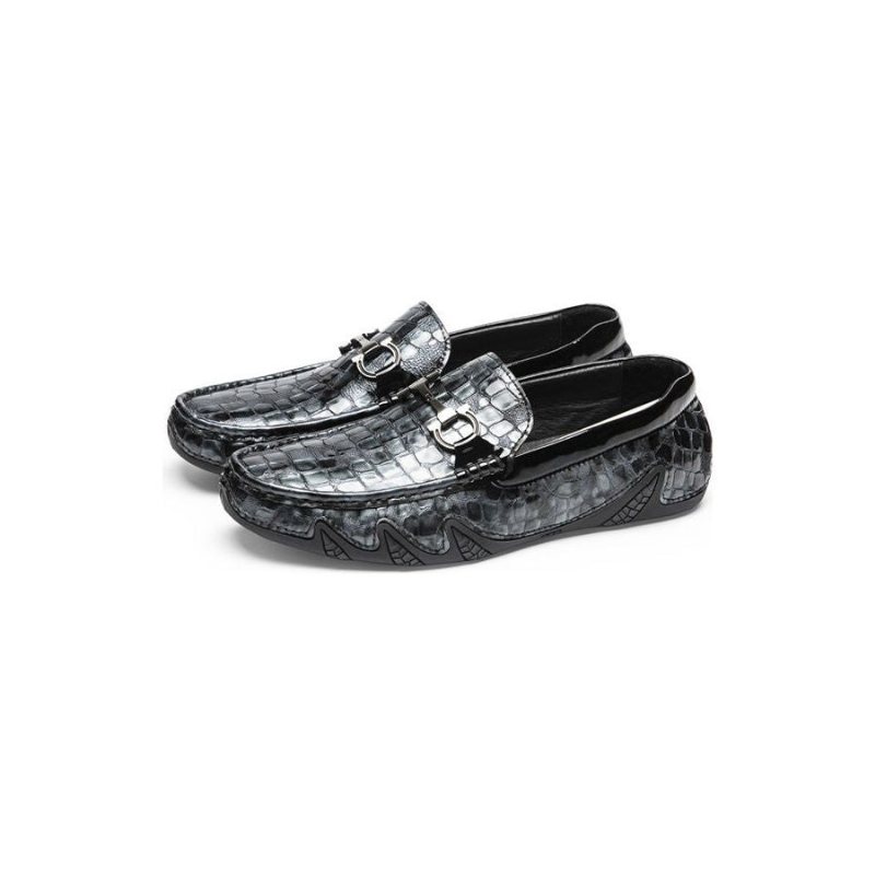 Ανδρικά Loafers Alligator Slip-on - Μπλε