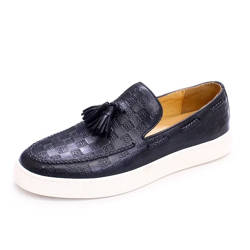 Ανδρικά Loafers Chic Slip-on Παπούτσια - Μαύρο 