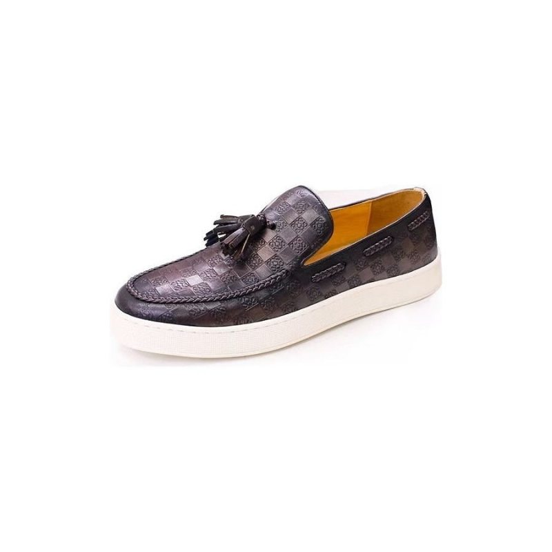 Ανδρικά Loafers Chic Slip-on Παπούτσια - Καφές