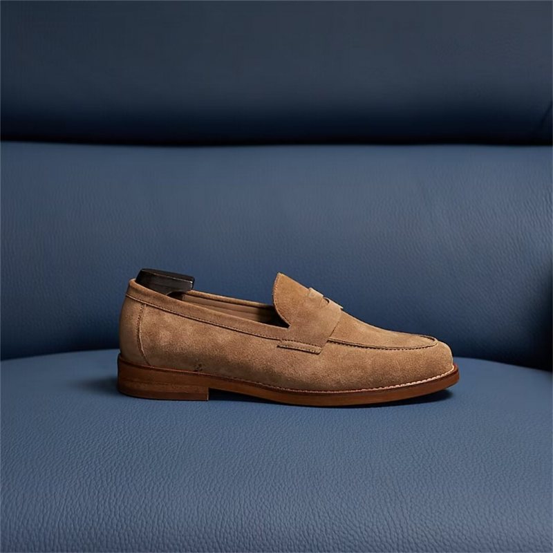 Ανδρικά Loafers Classic Δερμάτινα - Μπλε