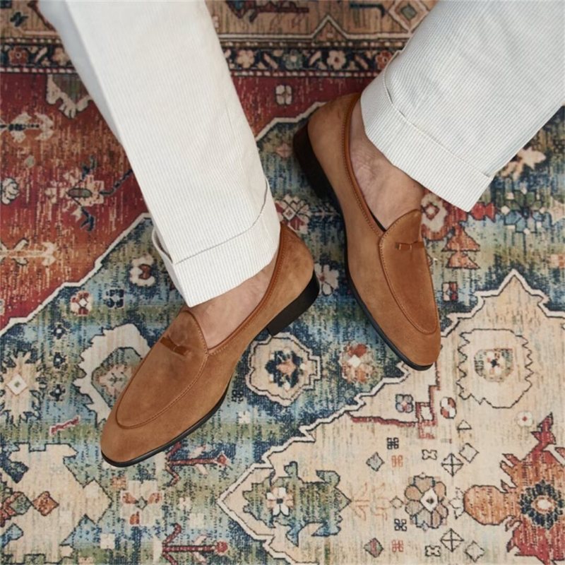 Ανδρικά Loafers Cow Leather - Καμήλα