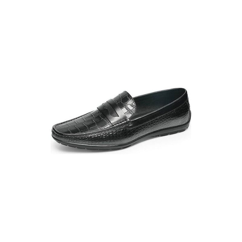 Ανδρικά Loafers Croc Effect Slip-on Loafer Φόρεμα Παπούτσια