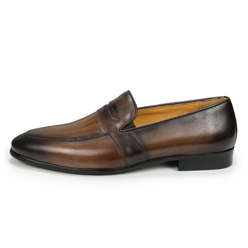 Ανδρικά Loafers Croc Pattern Lavish Slip On - Καφές