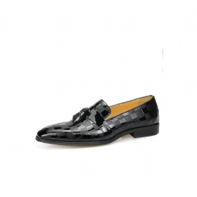 Ανδρικά Loafers Crocodile Leather Slip On