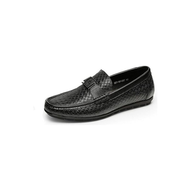 Ανδρικά Loafers Exotic Chic Crocflex Slip-on Loafer Παπούτσια - Μαύρο