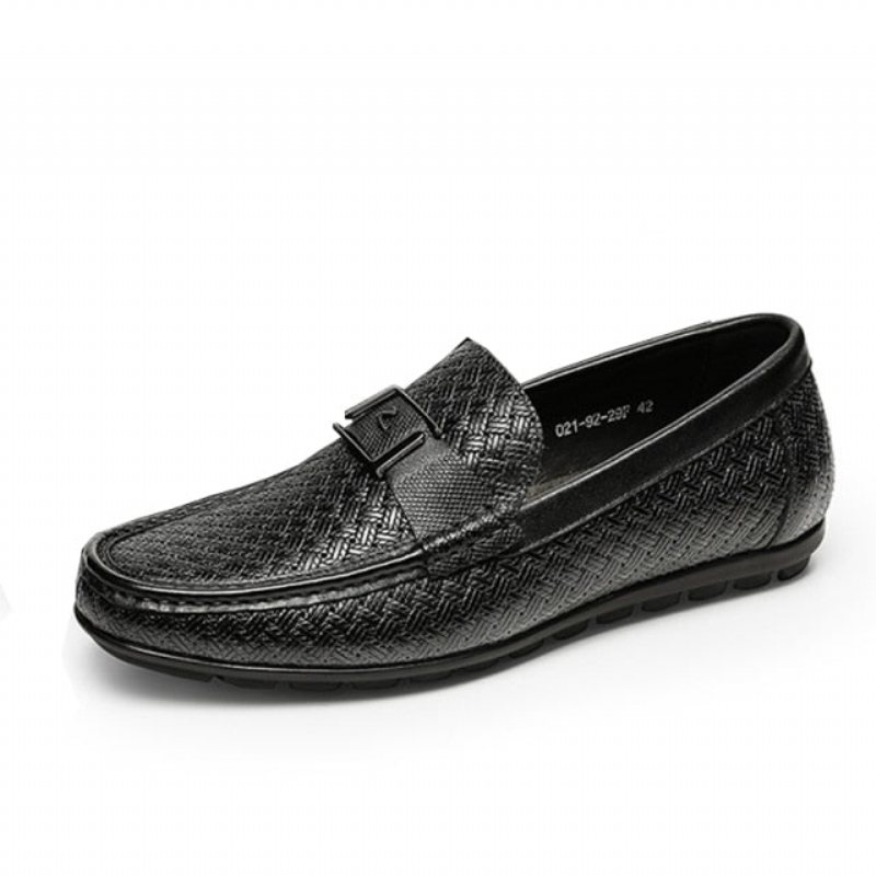 Ανδρικά Loafers Exotic Chic Crocflex Slip-on Loafer Παπούτσια - Μαύρο