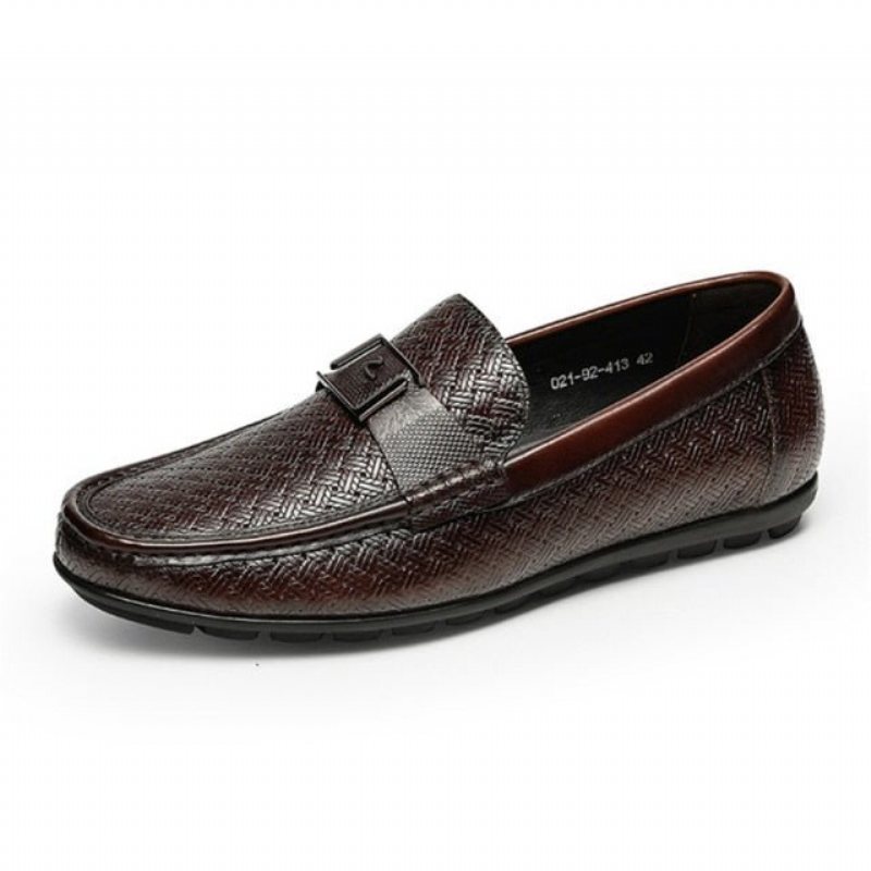 Ανδρικά Loafers Exotic Chic Crocflex Slip-on Loafer Παπούτσια - Καφέ