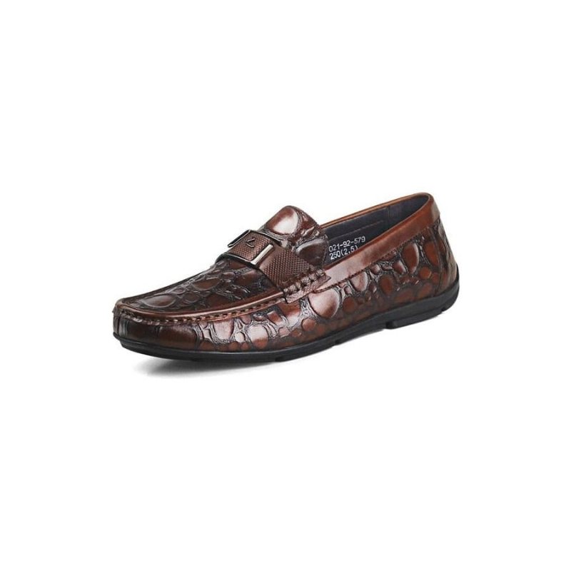 Ανδρικά Loafers Exotic Chic Crocflex Slip-on Loafer Παπούτσια - Κόκκινο