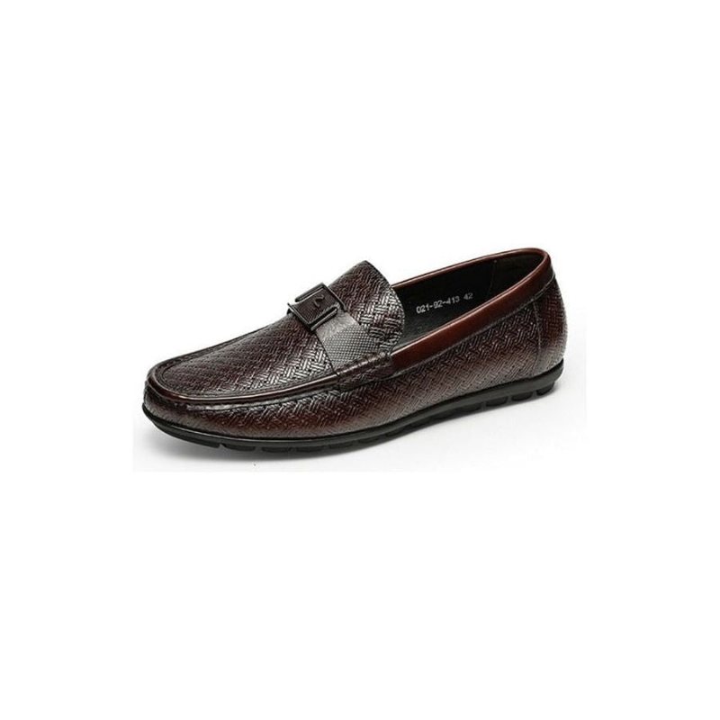 Ανδρικά Loafers Exotic Chic Crocflex Slip-on Loafer Παπούτσια - Καφέ