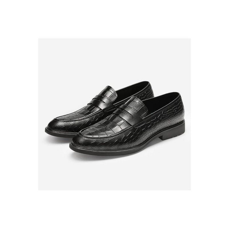 Ανδρικά Loafers Exotic Leather Slip-on Brogue