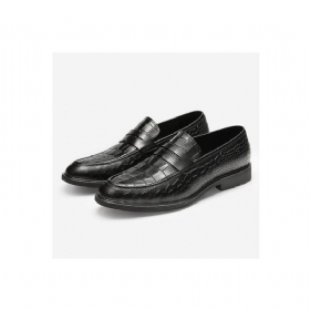 Ανδρικά Loafers Exotic Leather Slip-on Brogue