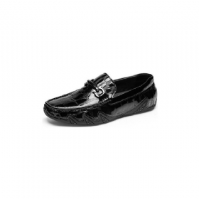 Ανδρικά Loafers Exotic Metal Toe Slip On