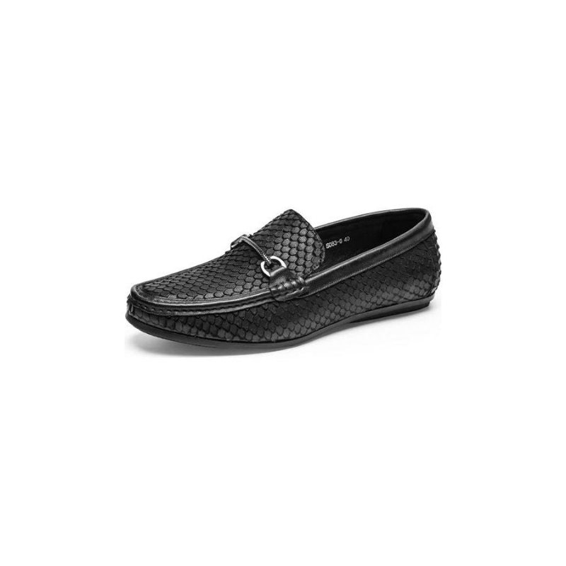 Ανδρικά Loafers Exotic Metal Toe Slip On