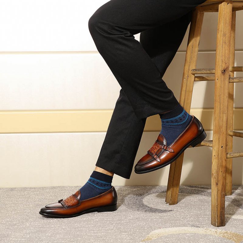 Ανδρικά Loafers Exotic Slip-on - Καφές