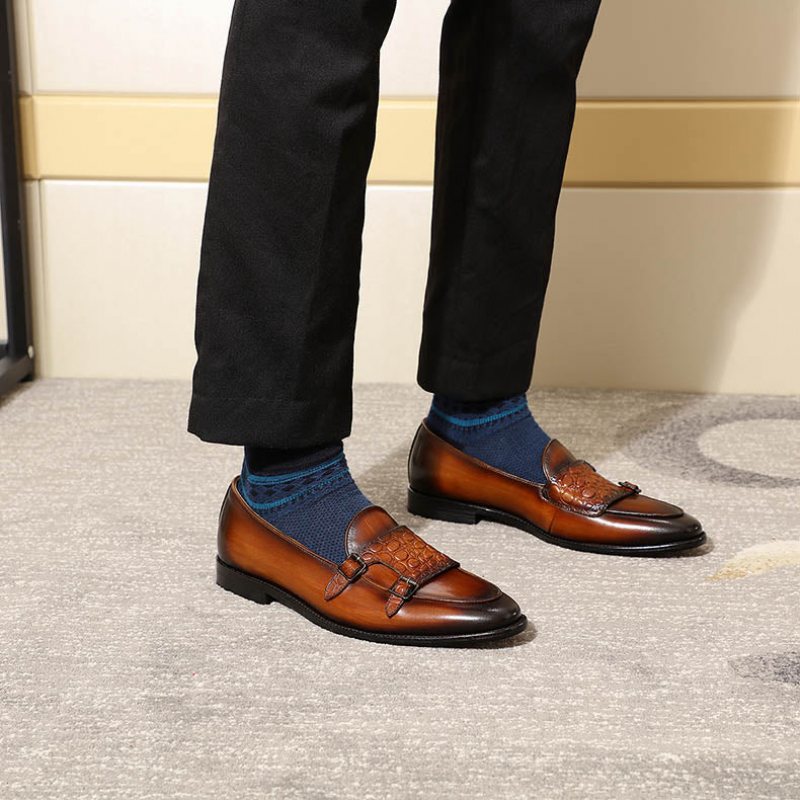 Ανδρικά Loafers Exotic Slip-on - Καφές