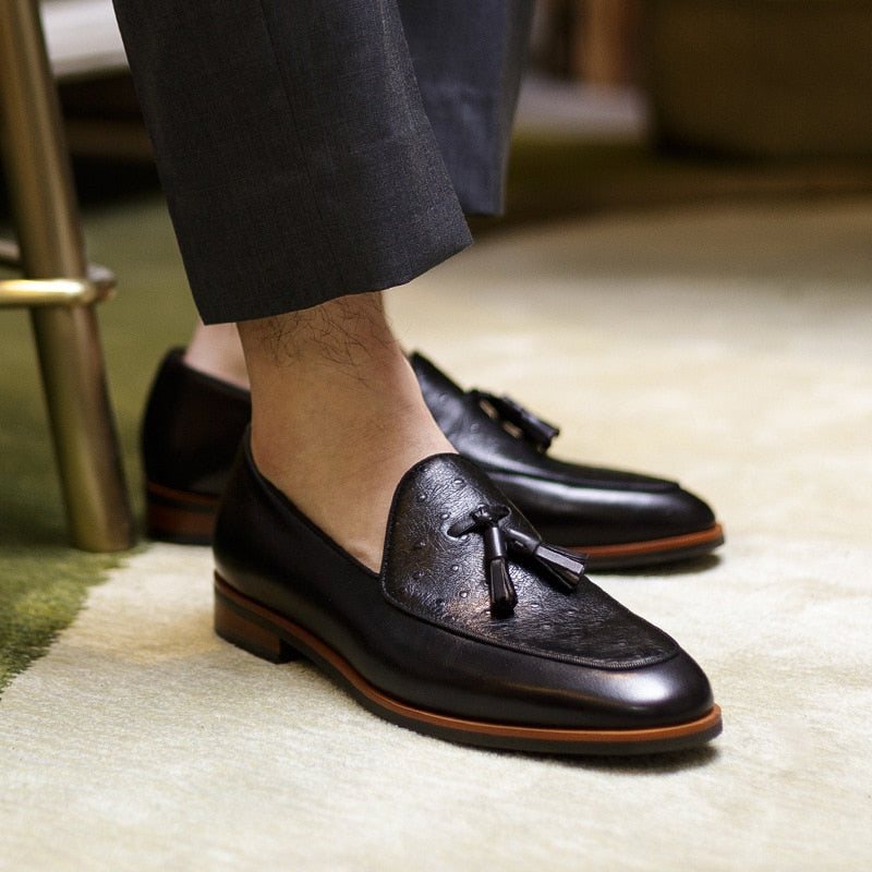 Ανδρικά Loafers Exotic Slip-on - Μαύρο 