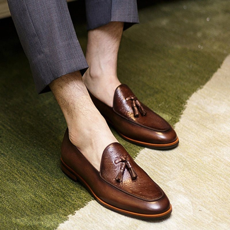 Ανδρικά Loafers Exotic Slip-on - Καφές