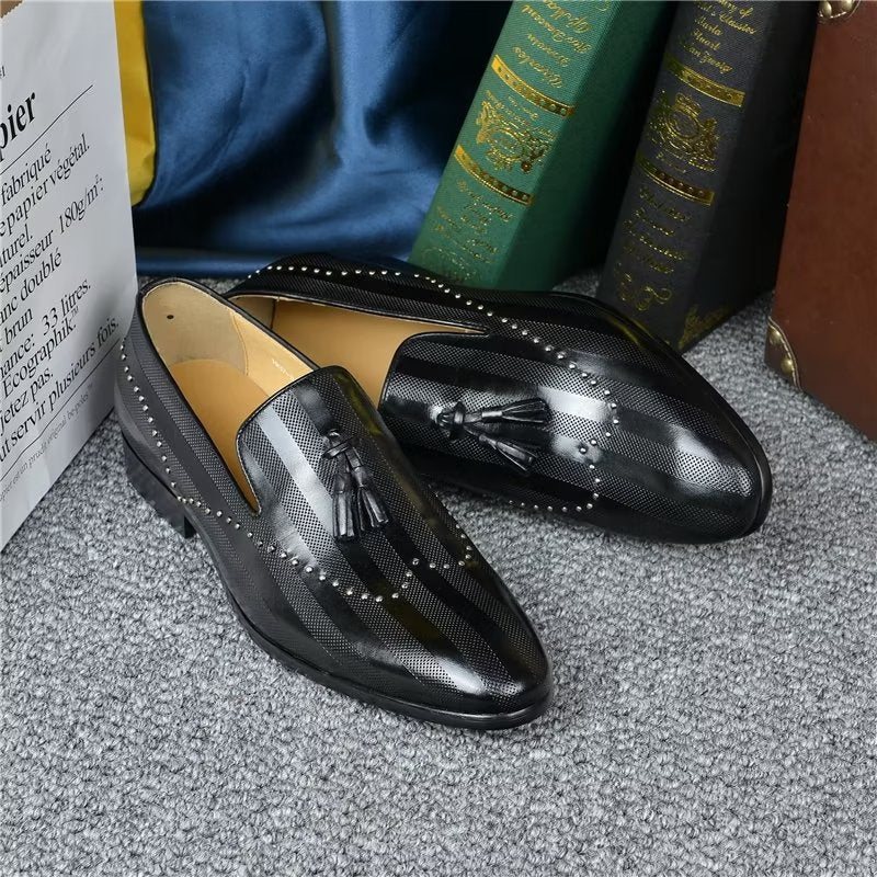 Ανδρικά Loafers Exotic Tassel - Μαύρος