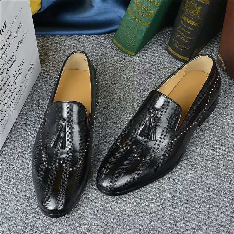 Ανδρικά Loafers Exotic Tassel - Μαύρος