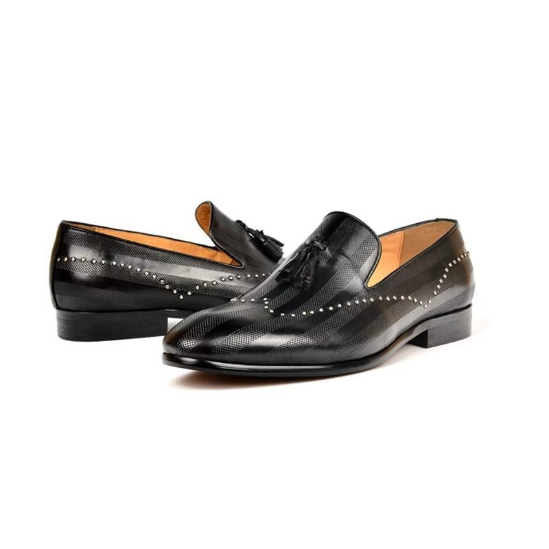 Ανδρικά Loafers Exotic Tassel - Μαύρος