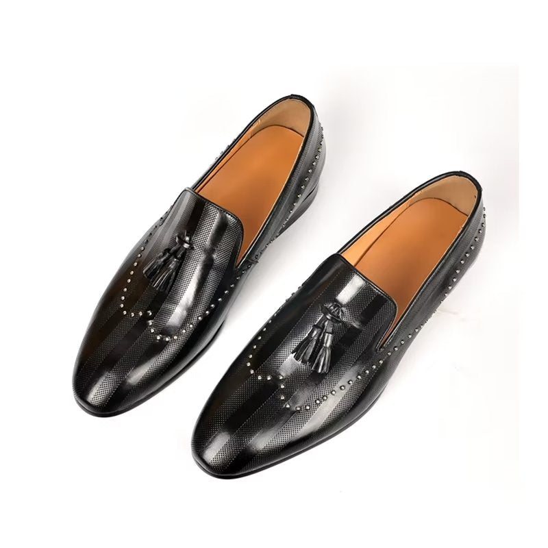 Ανδρικά Loafers Exotic Tassel - Μαύρος