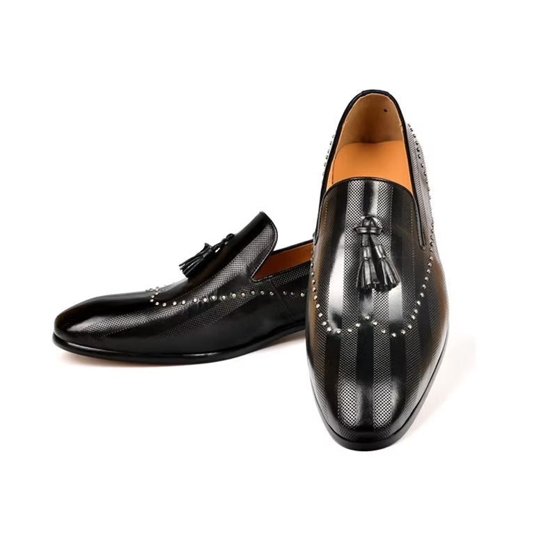 Ανδρικά Loafers Exotic Tassel - Μαύρος