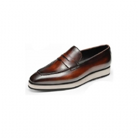 Ανδρικά Loafers Exotic Toe Slip-on Brogues