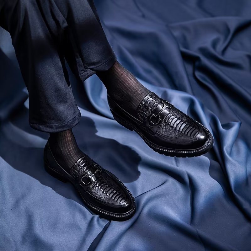 Ανδρικά Loafers Exquisite Slip-on - Μαύρο 