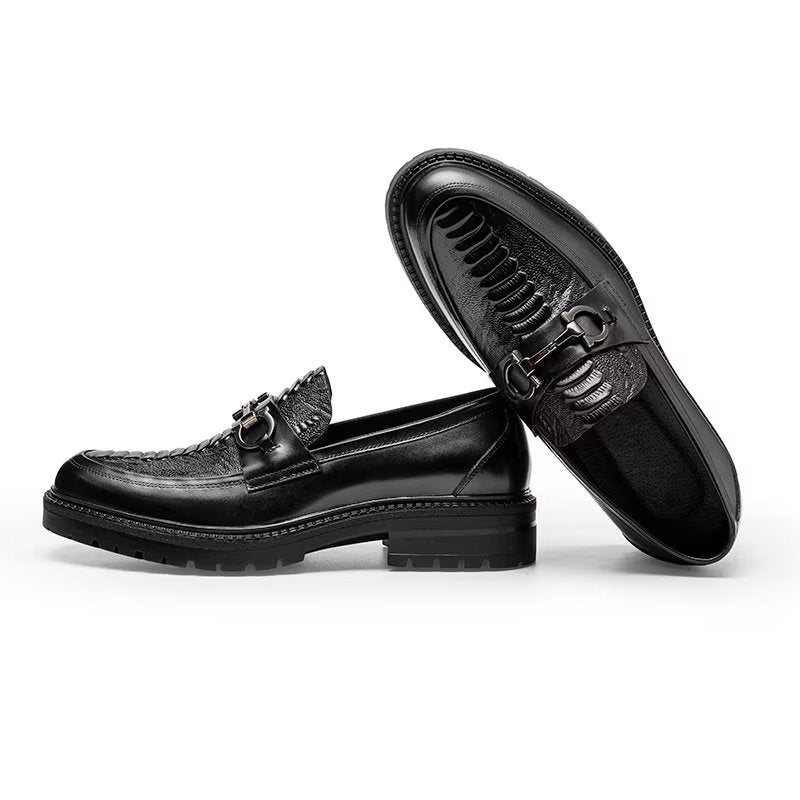 Ανδρικά Loafers Exquisite Slip-on - Μαύρο 