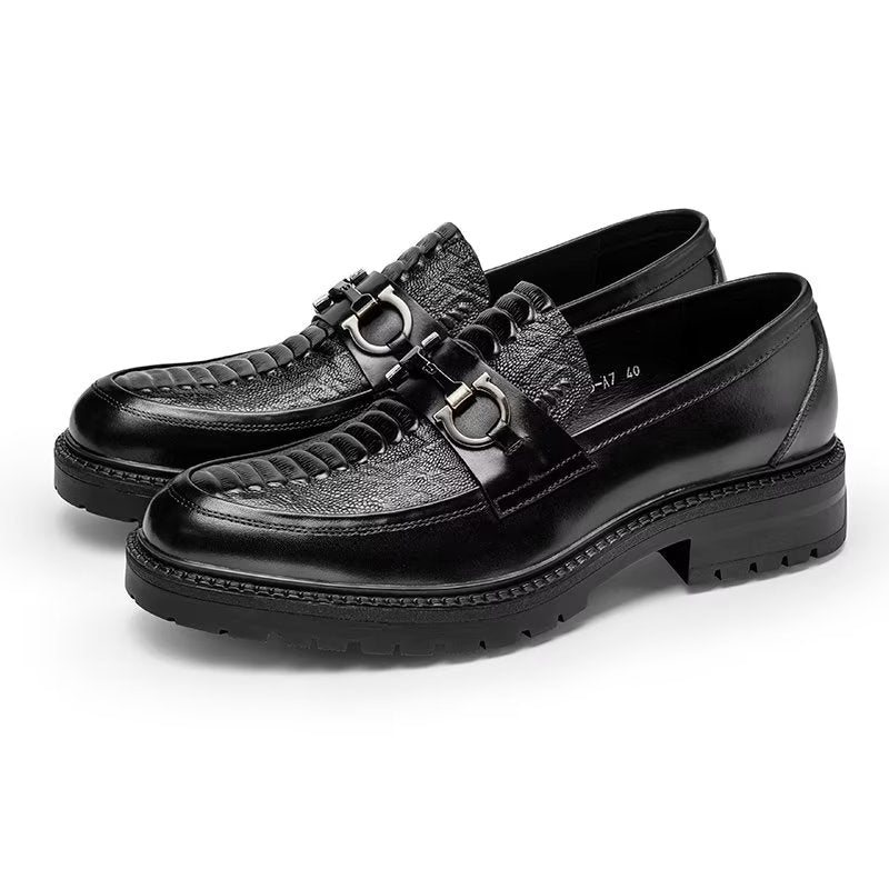 Ανδρικά Loafers Exquisite Slip-on - Μαύρο 