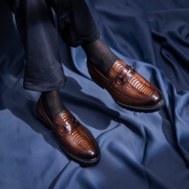 Ανδρικά Loafers Exquisite Slip-on - Καφές