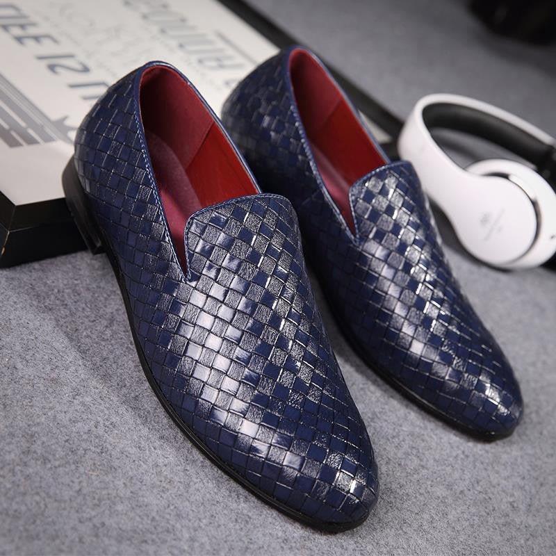 Ανδρικά Loafers Extravagant Πολυτελή Γυαλιστερά Λουστρίνι - Μπλε