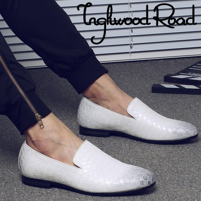 Ανδρικά Loafers Extravagant Πολυτελή Γυαλιστερά Λουστρίνι - Λευκό