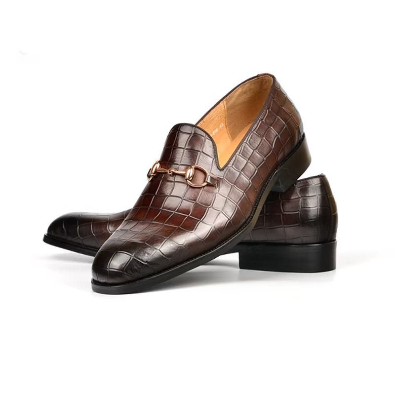 Ανδρικά Loafers Hazel Πολυτέλεια Elegant Slip-on - Καφές