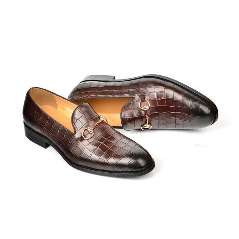 Ανδρικά Loafers Hazel Πολυτέλεια Elegant Slip-on - Καφές