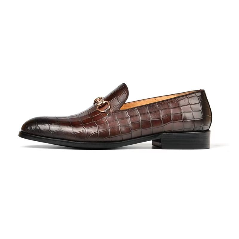 Ανδρικά Loafers Hazel Πολυτέλεια Elegant Slip-on - Καφές