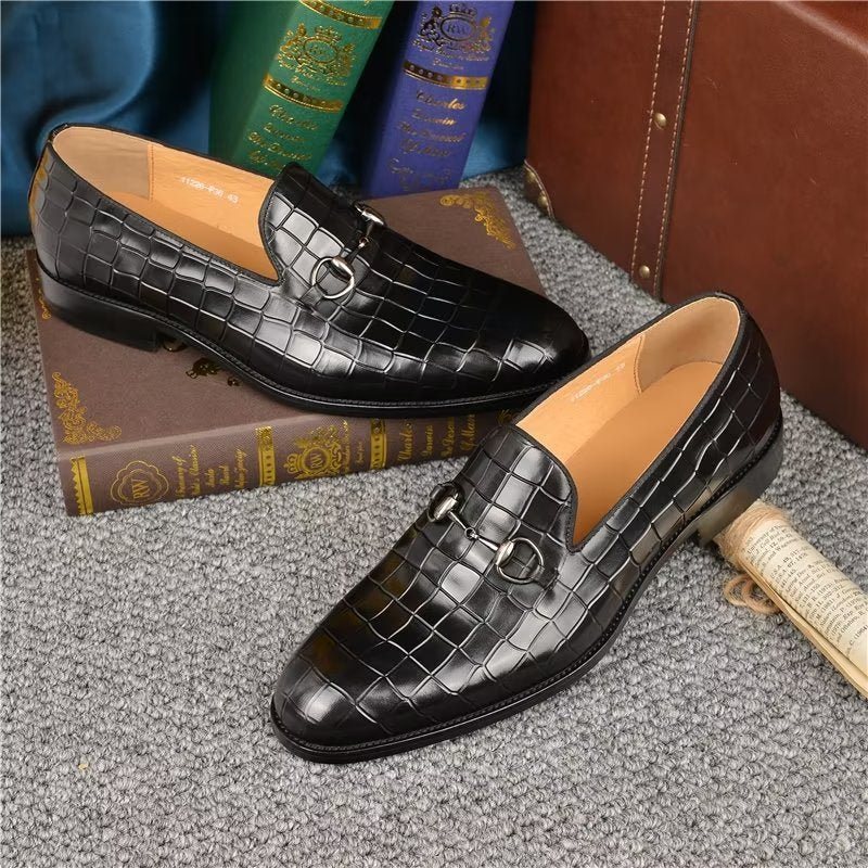 Ανδρικά Loafers Hazel Πολυτέλεια Elegant Slip-on - Μαύρο