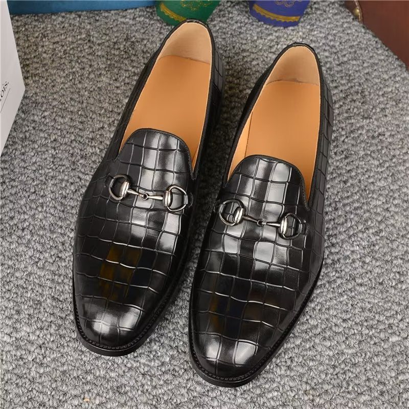 Ανδρικά Loafers Hazel Πολυτέλεια Elegant Slip-on - Μαύρο