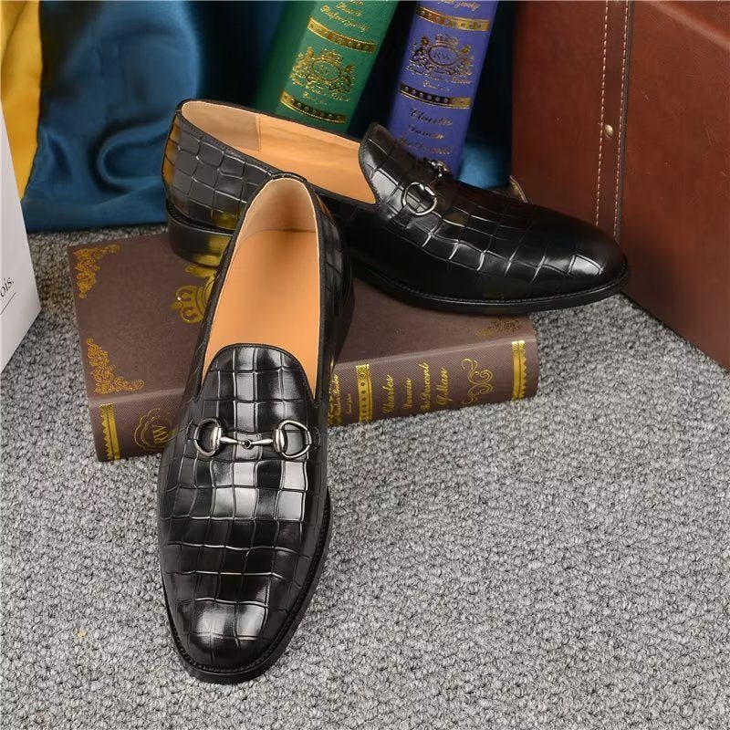 Ανδρικά Loafers Hazel Πολυτέλεια Elegant Slip-on - Μαύρο