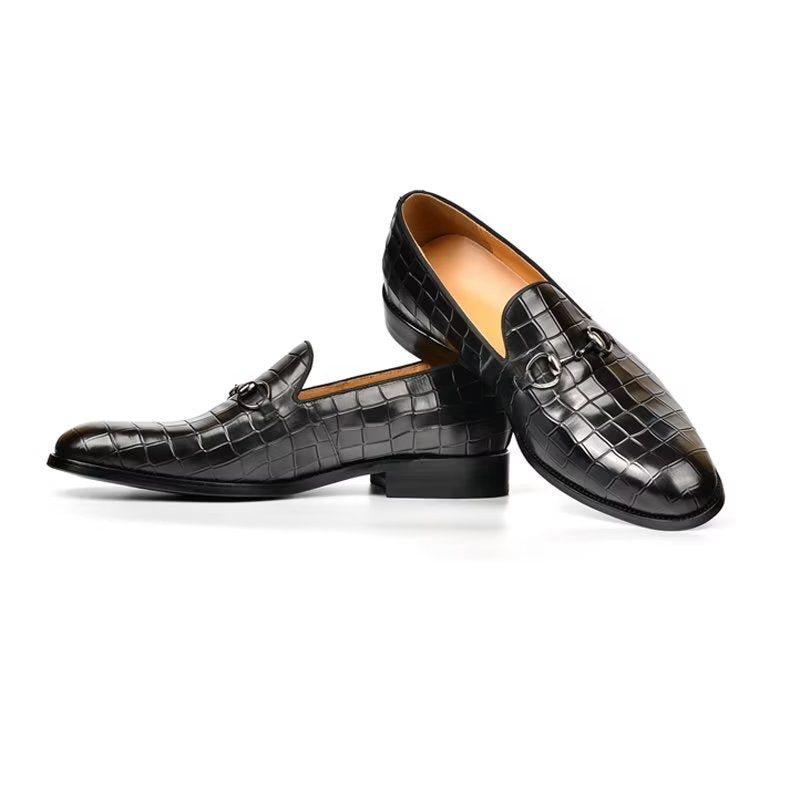 Ανδρικά Loafers Hazel Πολυτέλεια Elegant Slip-on - Μαύρο