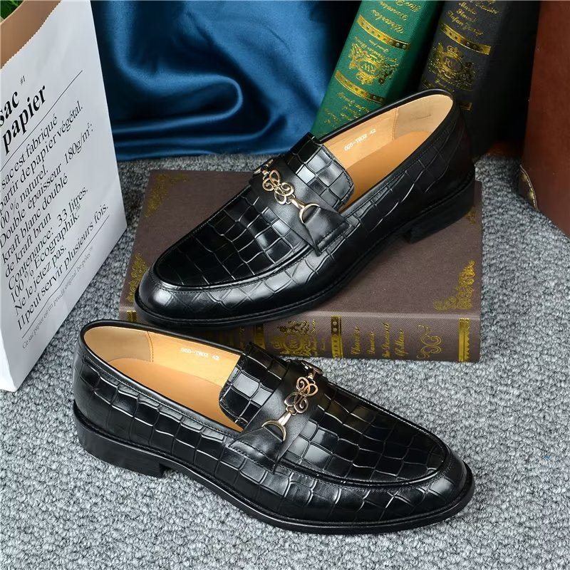 Ανδρικά Loafers Hazel Πολυτέλεια Slip-on - Μαύρος