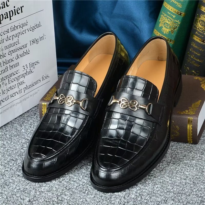 Ανδρικά Loafers Hazel Πολυτέλεια Slip-on - Μαύρος