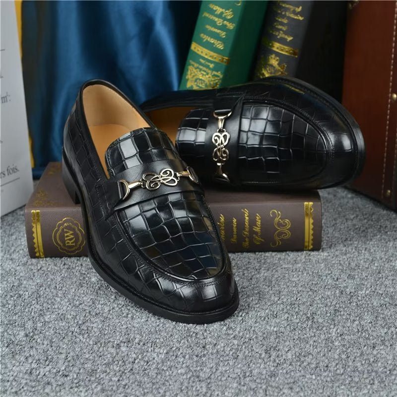 Ανδρικά Loafers Hazel Πολυτέλεια Slip-on - Μαύρος