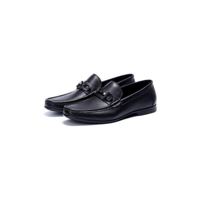 Ανδρικά Loafers Hazel Πολυτέλεια Slip-on Leather - Μαύρο