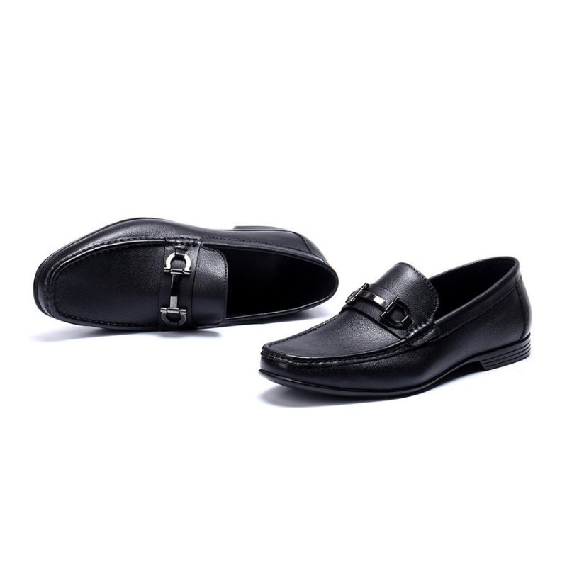 Ανδρικά Loafers Hazel Πολυτέλεια Slip-on Leather - Μαύρο