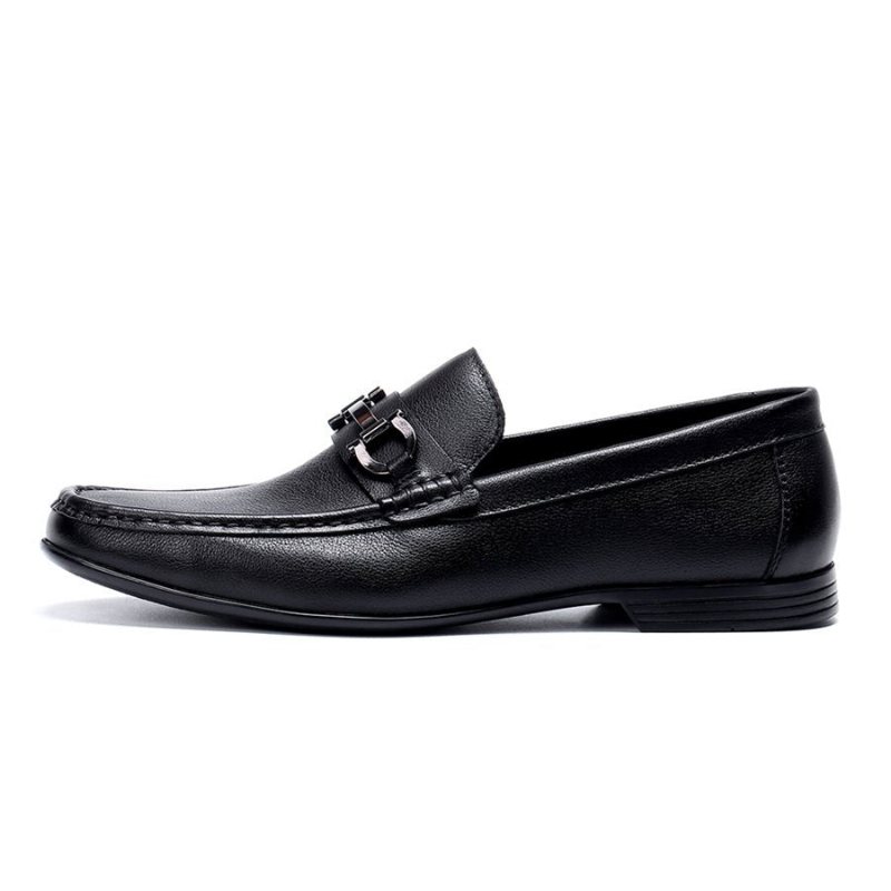 Ανδρικά Loafers Hazel Πολυτέλεια Slip-on Leather - Μαύρο