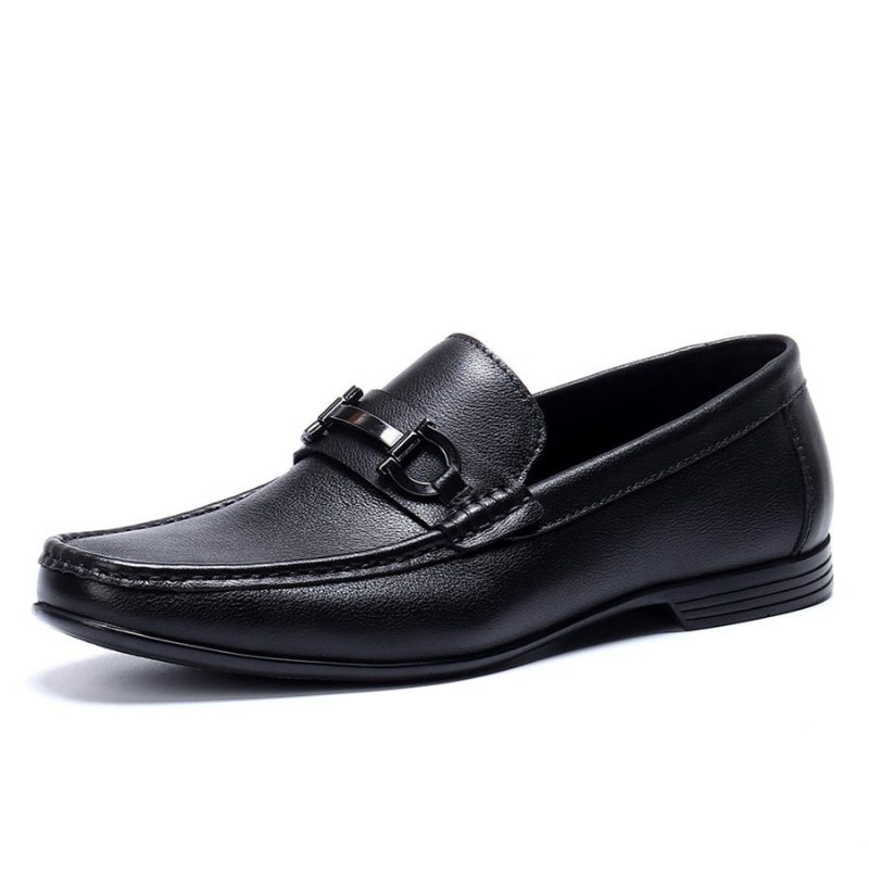 Ανδρικά Loafers Hazel Πολυτέλεια Slip-on Leather - Μαύρο