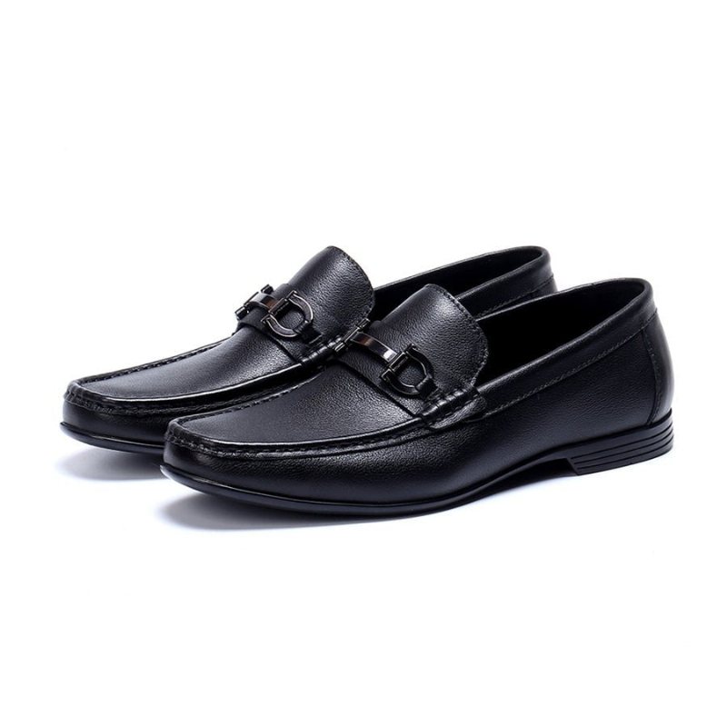 Ανδρικά Loafers Hazel Πολυτέλεια Slip-on Leather - Μαύρο